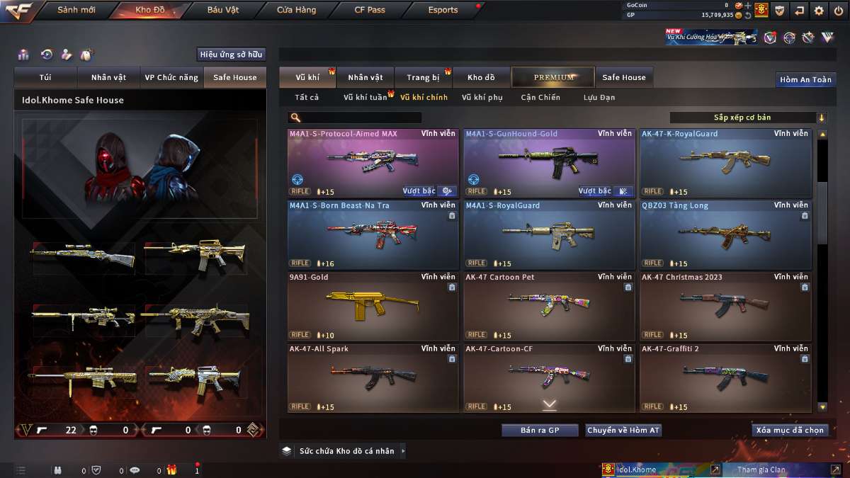 shop acc cf uy tin gia re